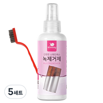 슬로웨이 스테인레스 녹제거제 + 브러쉬 세트, 150ml, 5세트