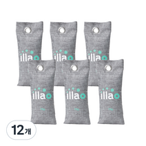 일라오 대나무숯 다용도 탈취제, 12개, 75g