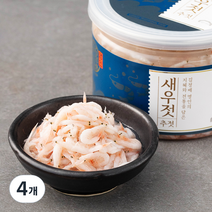 굴다리 김정배 명인젓갈 새우 추젓, 250g, 4개