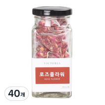 빅토리아 보틀 로즈플라워 차, 1g, 40개, 4개, 10개입