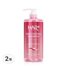 헤어플러스 실크 코팅 샴푸 꽃향, 1000ml, 2개