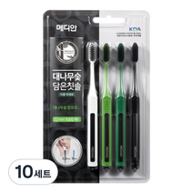메디안 대나무숯 담은 칫솔 미세모 4종 세트, 4개, 10세트