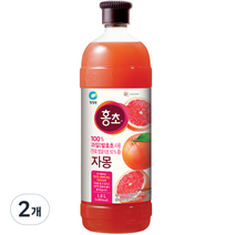 청정원 홍초 자몽, 2개, 1800ml