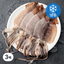 국산 반건조 오징어 (냉동), 500g, 3팩