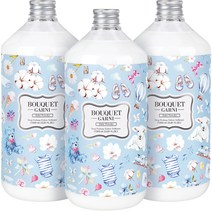 부케가르니 딥퍼퓸 섬유유연제 베이비파우더, 1000ml, 3개