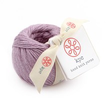 kpc yarn 가쉽 DK 면 뜨개실 50g, 아프리칸 바이올렛, 113m