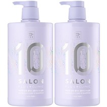 미쟝센 살롱 플러스 클리닉 10 샴푸 극손상모발용, 990ml, 2개