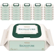 베베숲 시그니처 그린 아기물티슈 캡형, 48팩, 20매입