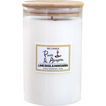 캔들백화점 퓨어 앤 아로마 캔들 1000g, 라임바질&만다린