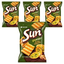 썬 태양의 맛 갈릭바게트맛, 80g, 4개