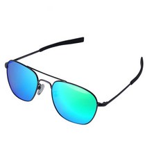 오클랜즈 보잉 패션 편광 선글라스 A306 + 케이스 랜덤발송, 그레이(프레임) + 블루그린미러(편광렌즈)