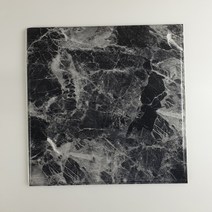 꾸미 접착식 마블 폼타일 28 x 28 cm, 리얼블랙, 40개