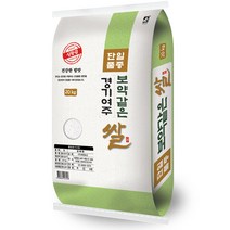 22년햅쌀 대한농산 보약같은 경기여주쌀, 1개, 20kg(상등급)