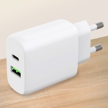 모잇 PD25W 2포트 PPS 초고속충전기 (삼성 갤럭시 호환), 화이트, 1개