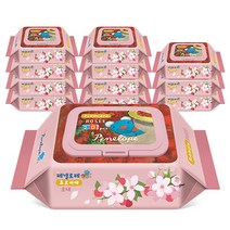 페넬로페 프르미에 로제 저자극 아기물티슈 휴대용 캡형, 20매, 12팩