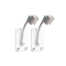 메이크그레이트 샤워기 거치대 화이트, 2개