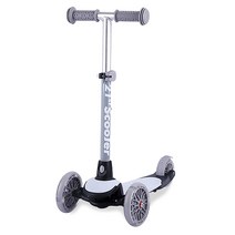 21st 파스텔 미니 탈부착 킥보드, 그레이