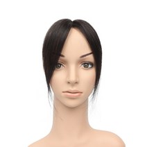 여우가발 여자 가르마 5cm×8cm/25cm 긴머리 정수리 부분가발 CW8003, 진한갈색, 1개