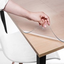 쾌청 식탁용 테이블 매트, 투명, 가로 90cm x 세로 180cm x 두께 3mm, 1개