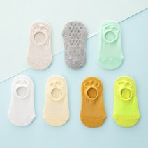베이스알파 키즈 유아동 컬러 메쉬 덧신 양말