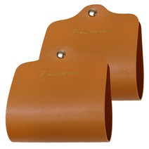 푸르니엘 가죽 마스크 보관케이스 브라운, 2개