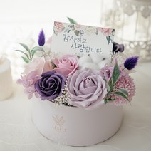 러블리팜 비누꽃 블링블링 플라워 용돈 박스, 핑크
