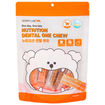 리스펫랩 강아지 뉴트리션 덴탈 원츄 덴탈껌, 치석제거, 240g, 1개
