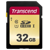 트랜센드 SD카드 MLC 메모리카드 500S, 32GB
