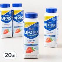 매일바이오 드링킹 요거트 딸기, 250ml, 20개