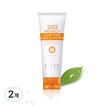 낫츠 28 레미디 아크네 포어 폼 클렌저, 120ml, 2개