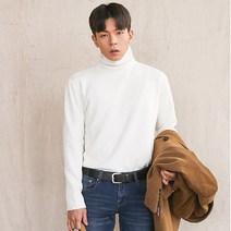 맨타임 남성용 QZA 12컬러 마일드 기본 폴라 티셔츠