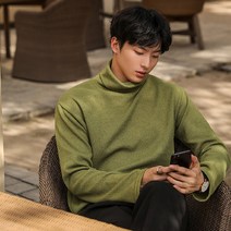 맨타임 남성용 QZA 12컬러 마일드 기본 폴라 티셔츠