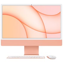 Apple 2021 아이맥 24, 오렌지, M1, Apple M1 8 core, SSD 512GB, 16GB, Retina 4.5K, Gigabit Ethernet, CTO