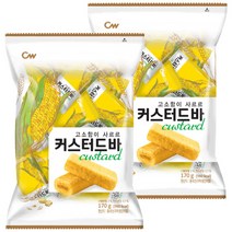 청우식품 커스터드바, 170g, 2개
