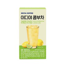이디야커피 콤부차 레몬라임, 6g, 20스틱, 1세트