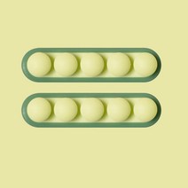 라온팩토리 완두콩디자인 케이블 다용도정리홀더 4구, 그린, 2개