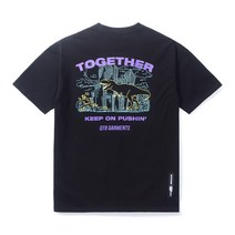 큐티에잇 남성용 DA City Dino 반팔 티셔츠