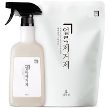 살림백서 얼룩제거제 본품 500ml + 리필 1000ml 세트, 1세트