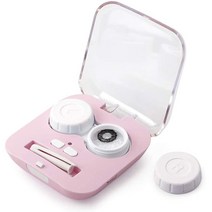 [원데이아큐브렌즈] 셀루미 음파 진동 무선 렌즈 세척기 SEL-ULC350A, 핑크, 1개