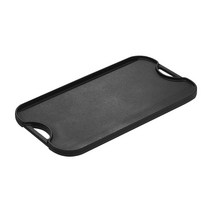 롯지 캐스트아이언 양면 그릴 그리들, 50 x 26 cm, 1개