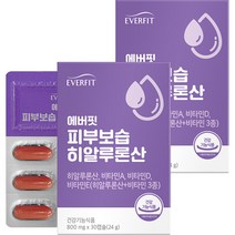 내츄럴플러스 에버핏 피부보습 히알루론산 24g, 2개