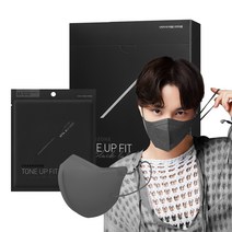 참존 톤업핏 블랙라벨 마스크 대형 KF94 애쉬 그레이, 25개입, 1개