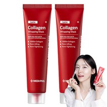메디필 레드 락토 콜라겐 랩핑 마스크팩 70ml, 1개입, 2개