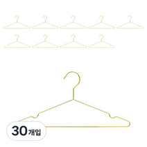 마이워니 메탈 로즈 골드 철제 옷걸이, 30개