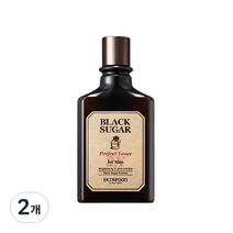 스킨푸드 블랙슈가 퍼펙트 토너 2X 포맨, 180ml, 2개