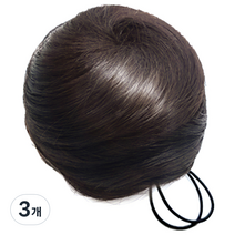 베리피 커버 업 내추럴 번 헤어피스, 리치브라운, 3개