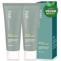 플리프 시카 알로에 나이트 리페어 크림, 100ml, 2개