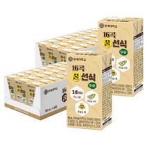 연세우유 16곡 꿀선식 두유, 190ml, 48개