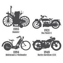 웹데코 그래픽스티커 모터싸이클, 다크그레이