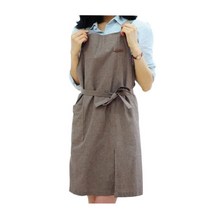 하임앤하임앞치마 심플 연브라운 ap040, 1개